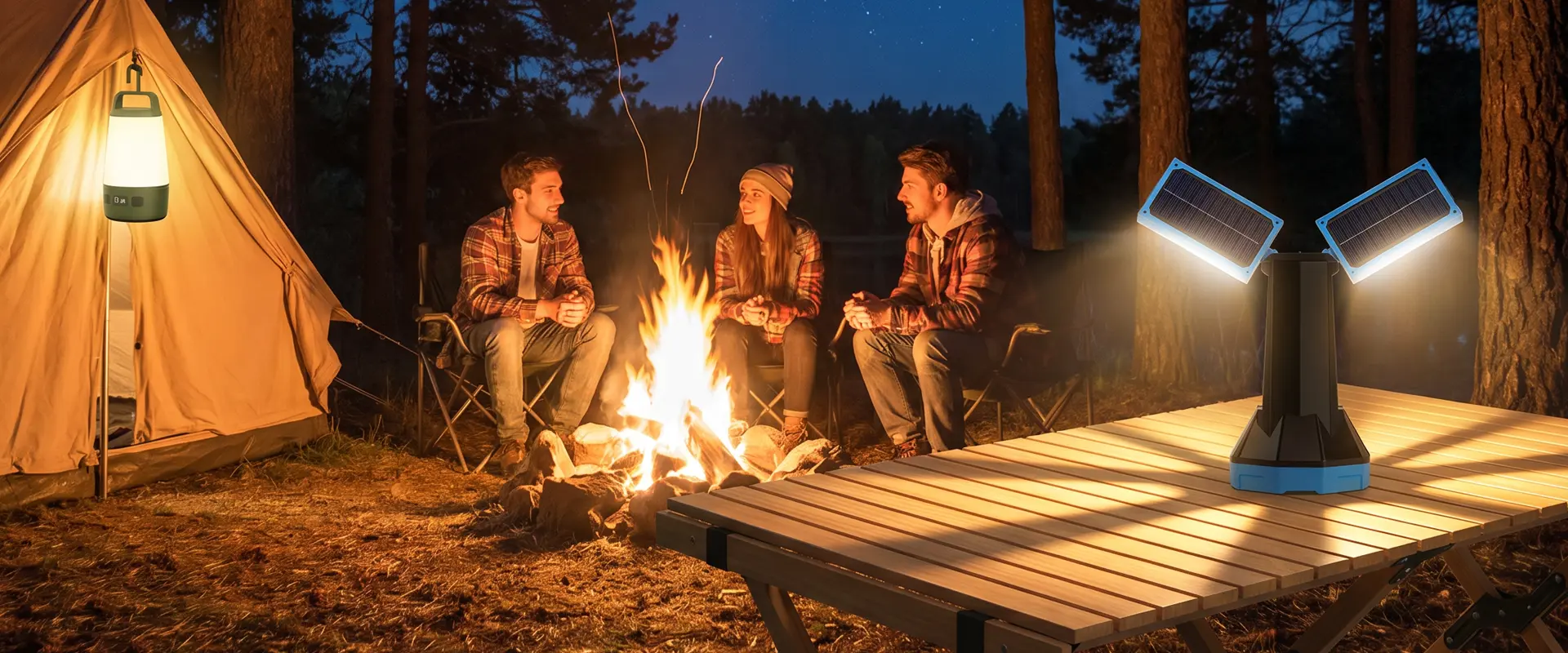 Fabrica de lumini de camping cu LED-uri din China