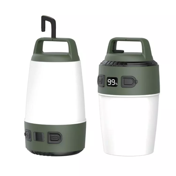 Lanternă de camping cu LED roșu și alb de 36 W, reîncărcabilă