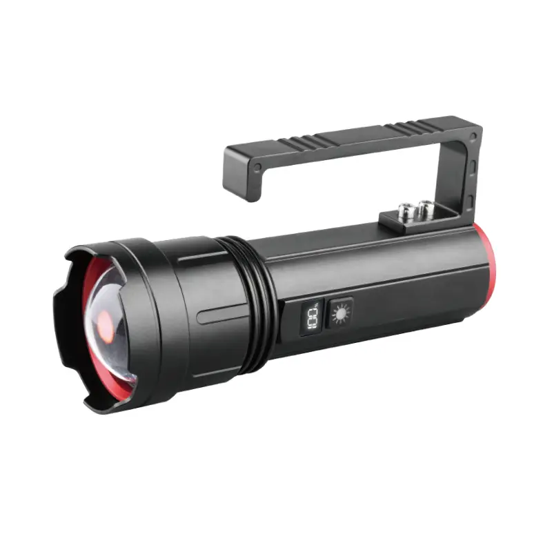 Lanternă portabilă cu laser alb de 50 W, reîncărcabilă