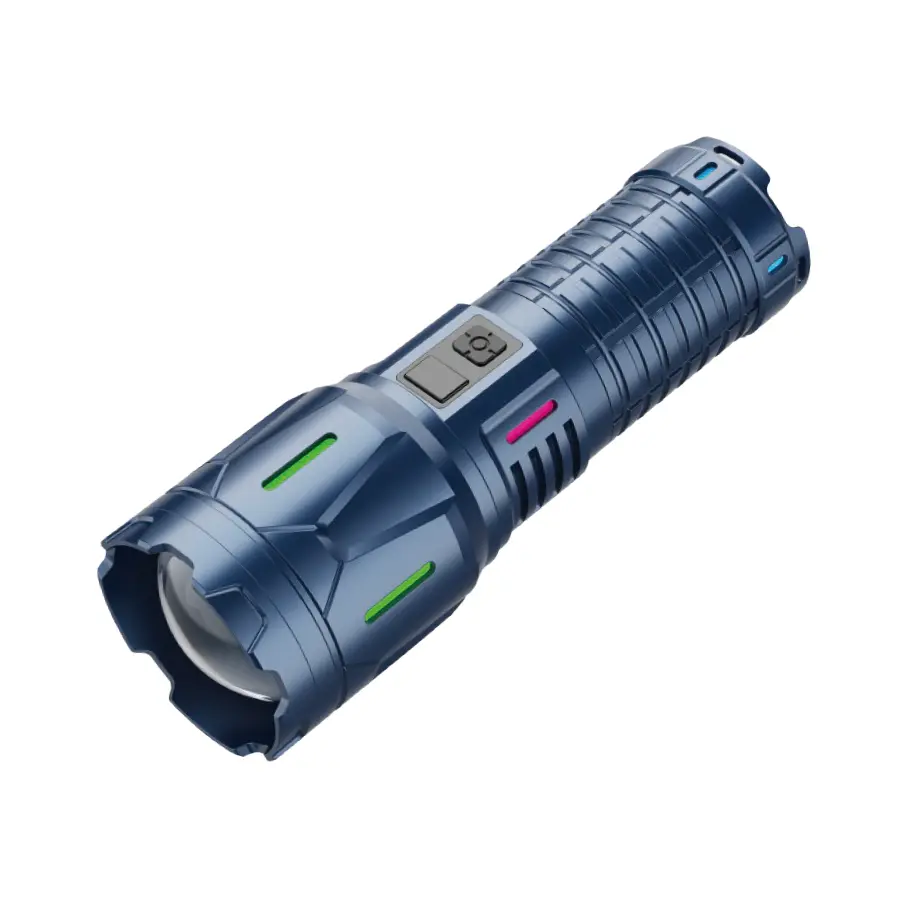 Lanternă tactică reîncărcabilă cu LED-uri de 30 W