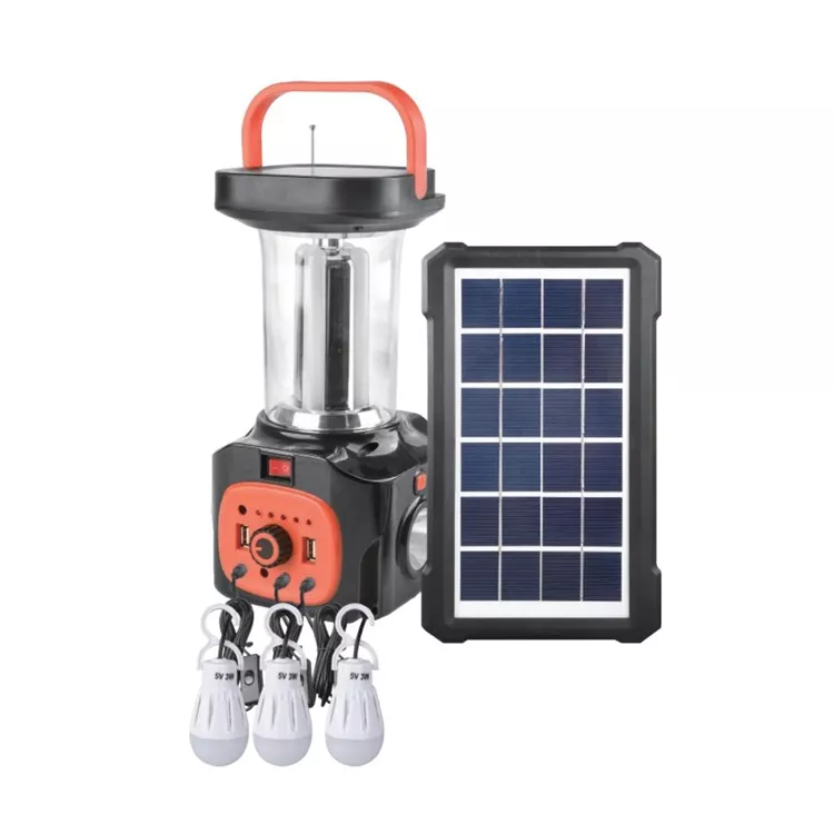 Kit lanternă solară de camping reîncărcabilă de 3W