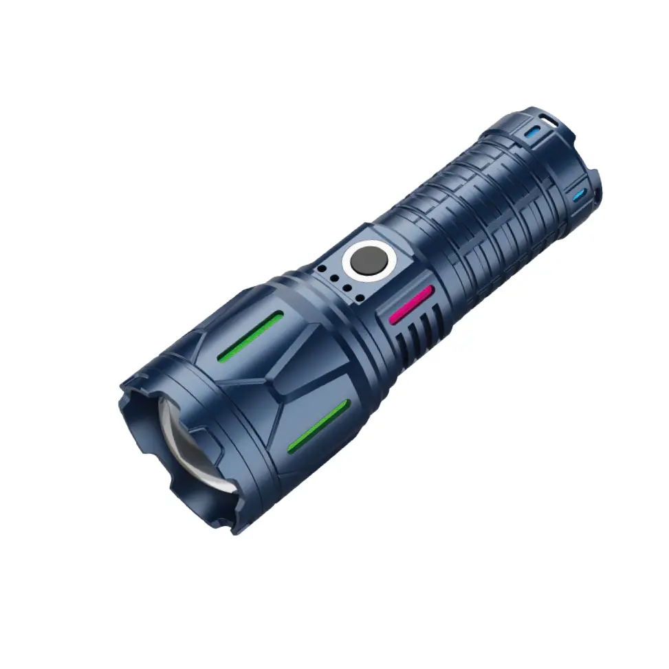 Lanternă EDC tactică de înaltă luminozitate reîncărcabilă de 10 W